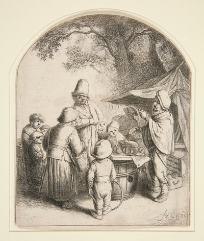 Kvaksalveren af Adriaen van Ostade