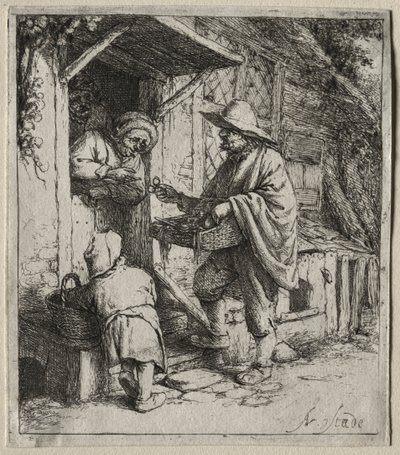 Brillesælgeren af Adriaen van Ostade