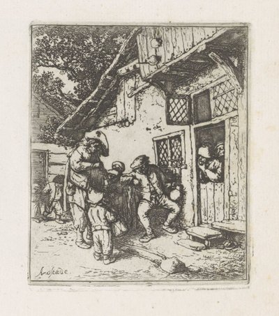To musikere til ét hus af Adriaen van Ostade