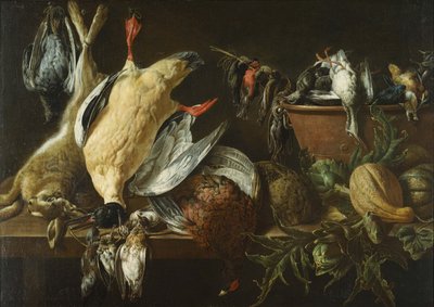 Spil og grøntsager af Adriaen van Utrecht