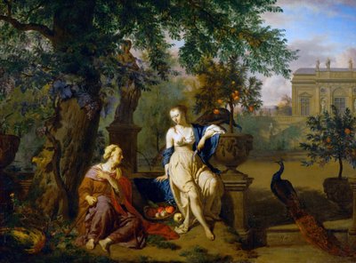 Tysk: Vertumnus og Pomona Vertumnus og Pomona af Adriaen van de Velde