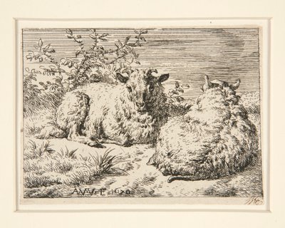 De to får af Adriaen van de Velde