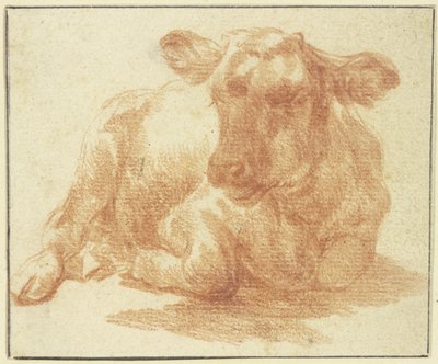 Liegendes Vieh nach rechts af Adriaen van de Velde