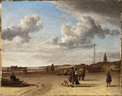 Stranden i Scheveningen af Adriaen van de Velde