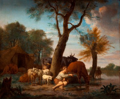 Fiskehyrden af Adriaen van de Velde