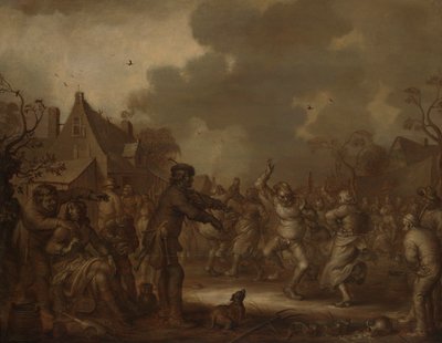 Bønder danser af Adriaen van de Venne