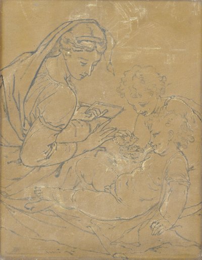 Madonna og barn med St. John af Adriaen van der Werff