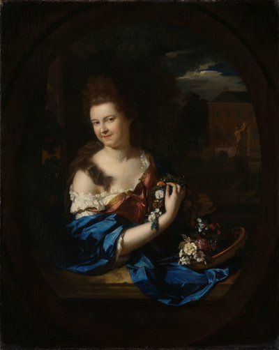 Portræt af Margaretha Rendorp, hustru til Jan van de Poll af Adriaen van der Werff