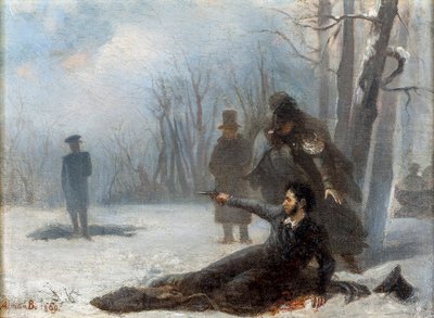 The Last Shot of Alexander Pushkin (1799-1837) - Duel mellem Alexander Pushkin og Georges d