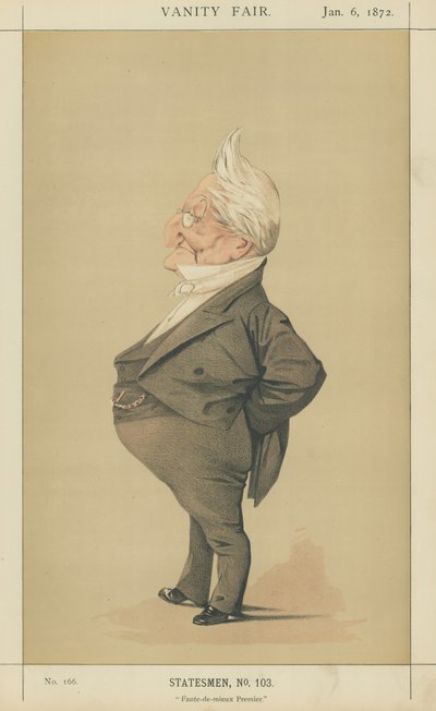 Adolphe Thiers (farvelitografi) af Adriano Cecioni