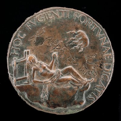 Kvindefigur, der holder et tøjle [omvendt], sandsynligvis efter 1502. af Adriano Fiorentino