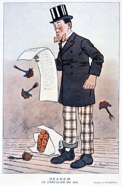 Tegnefilm af Jules Renard (1864/1910), fransk forfatter, af Barrère, A. 1923. af Adrien Barrere