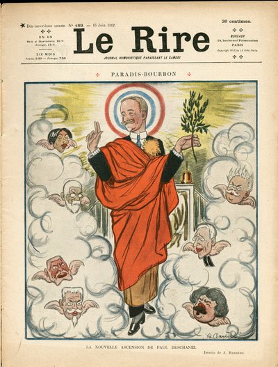 Cover af ""Le Lire"", satirisk i farver af Adrien Barrere