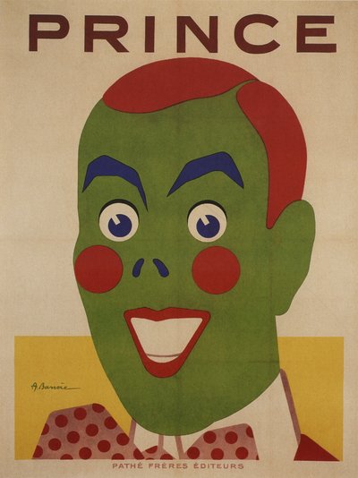Prince, plakat for Pathe Cinema (1912-1913) (plakat) af Adrien Barrere