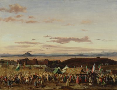 Indtagelsen af Setif under erobringen af Algeriet, 21. oktober 1839, 1844 af Adrien Dauzats