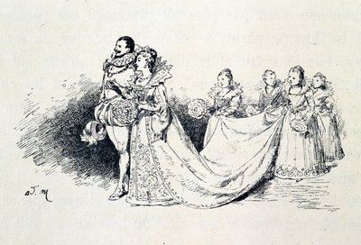 Riquet a la Houppe - i "Eventyrene"" af Charles Perrault, illustrationer af Adrien Marie af Adrien Emmanuel Marie