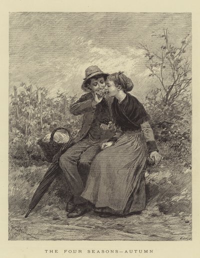 De fire årstider, efterår af Adrien Emmanuel Marie