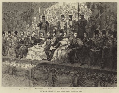 Statskoncerten i Royal Albert Hall, Dais af Adrien Emmanuel Marie