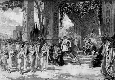 Teaterfremstilling: "" Michel Strogoff"" af Jules Verne (1828-1905) og Adolphe d
