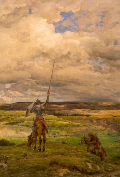 Don Quixote af den franske kunstner Adrien Demont af Adrien Louis Demont
