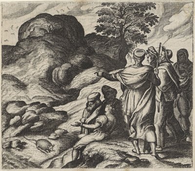 Fabel om Barring Mountain af Egidius  Sadeler (II)