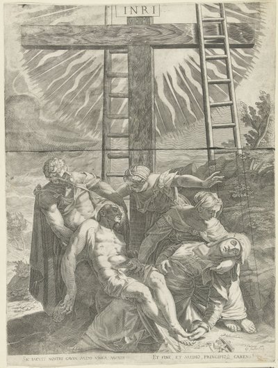 Korstagning af Egidius  Sadeler (II)