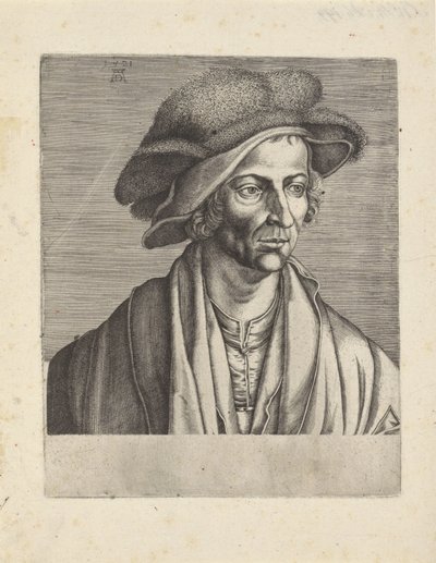 Portræt af Joachim Patinier af Egidius  Sadeler (II)