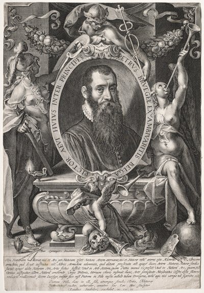Pieter Brueghel, 1606. af Aegidius Sadeler or Saedeler