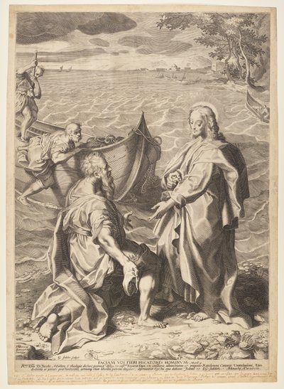 Kaldelse af disciplene Peter og Andreas af Aegidius Sadeler II
