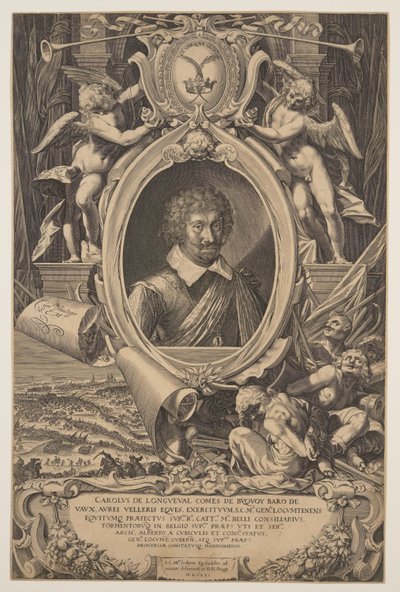 Charles Bonaventure de Longueval af Aegidius Sadeler II