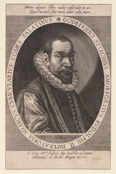 Godfried Steeghuis, læge og kammerherre af Aegidius Sadeler II