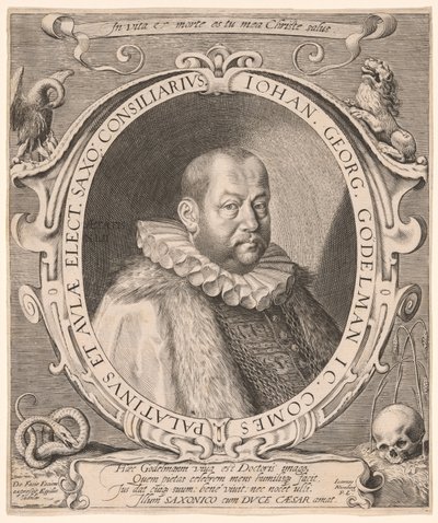 Johann Georg von Gödelmann, juraprofessor, diplomat af Aegidius Sadeler II