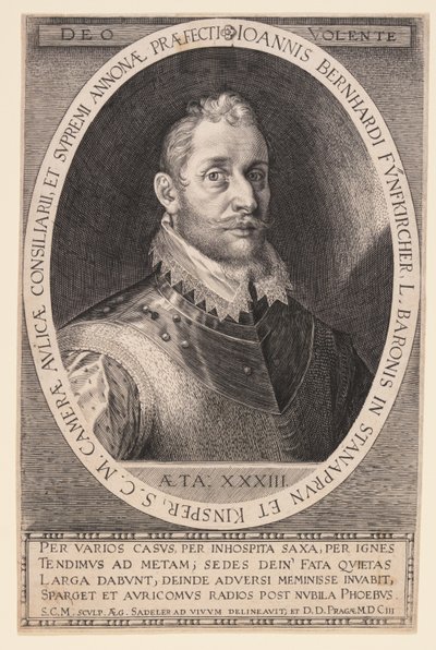 Johannes Bernhardt Fünfkircher, baron af Stanaprun af Aegidius Sadeler II