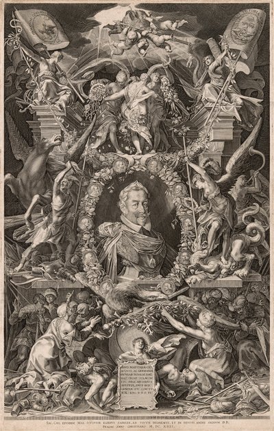Portræt af kejser Matthias af Aegidius Sadeler II