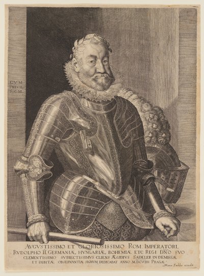 Rudolph II, tysk-romersk kejser af Aegidius Sadeler II