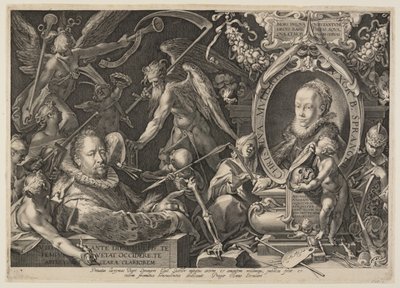 Spranger og hans kone af Aegidius Sadeler II
