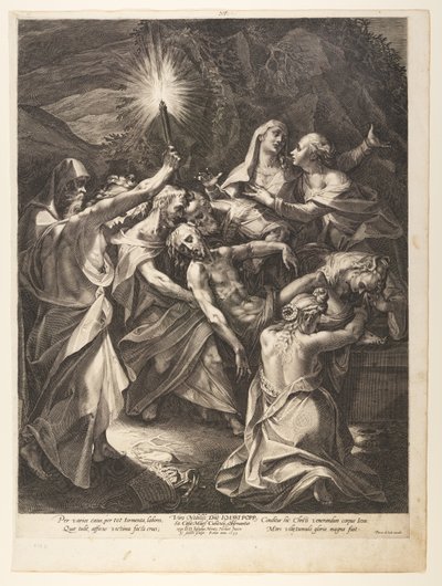 Begravelsen af Aegidius Sadeler II