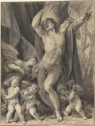 Sankt Sebastians martyrium af Aegidius Sadeler II