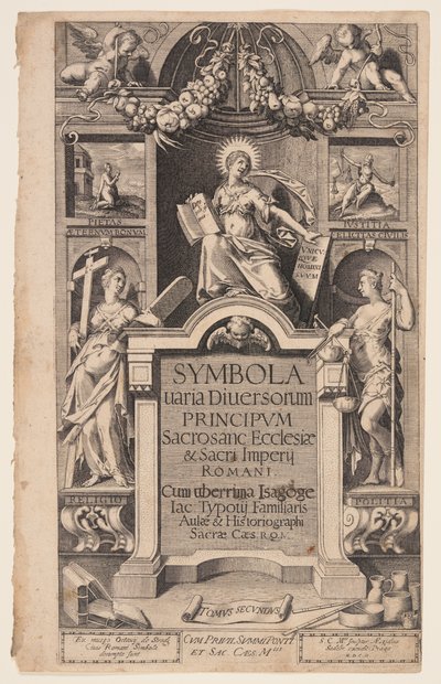 Titelblad til Symbola varia diversorum af Aegidius Sadeler II