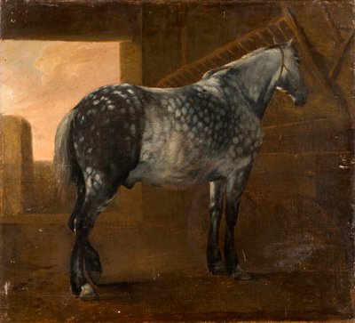 En dapple grå hest af Aelbert Cuyp