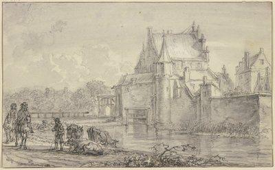 Den gamle Delftport i Rotterdam af Aelbert Cuyp
