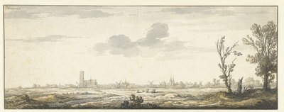 Udsigt over Harderwijk Harderwijk. (titel på objekt) af Aelbert Cuyp