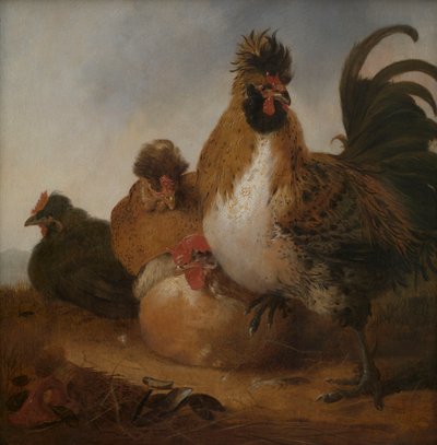 Hane og høns af Aelbert Cuyp