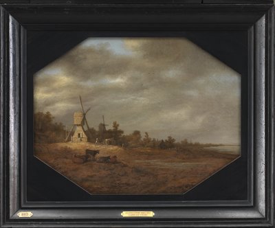 Landskab med vindmøller af Aelbert Cuyp
