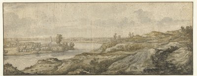 Landskab med en flod af Aelbert Cuyp