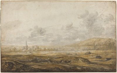 Panoramalandskab langs Rhinen af Aelbert Cuyp