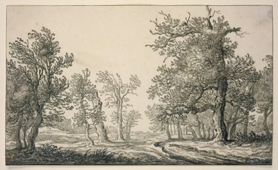 Stien gennem en egeskov af Aelbert Cuyp