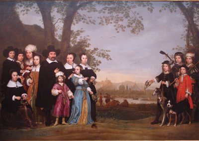 Portræt af familien Sam af Aelbert Cuyp