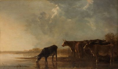 Flodlandskab med køer af Aelbert Cuyp