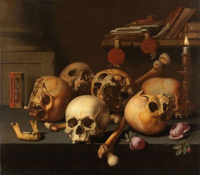 Vanits stilleben af Aelbert Jansz. van der Schoor